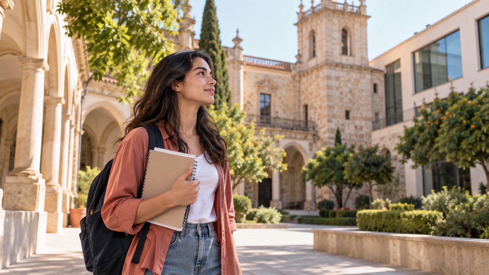 Persona comparando opciones universitarias para comenzar un grado en España